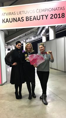 Lietuvos čempionato „Kaunas Beauty 2018“ aukščiausi įvertinimai kosmetologijos studentei